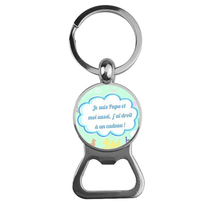 Ornaments Time Gemstone Bottle Opener Keychain