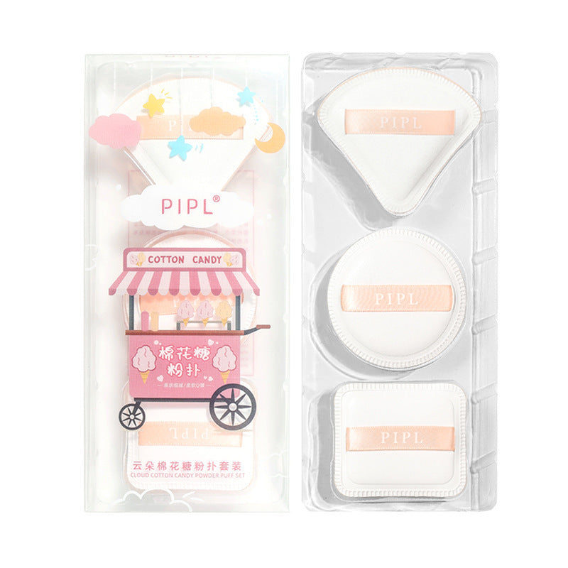 Cotton Candy Puff Suit Super Soft Foundation Make-up Powder Dual-use Air Cushion