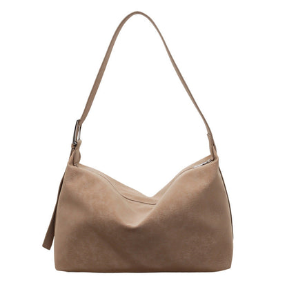 Womens Stylish Casual Minimalist High-Capacity Crossbody Bag