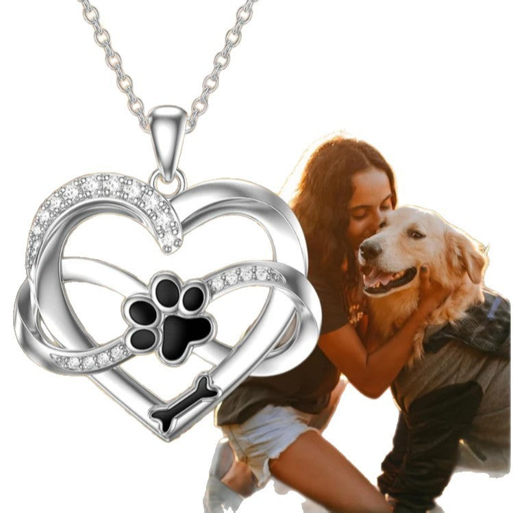 Creative Animal Paw Print Personalized All-match Necklace