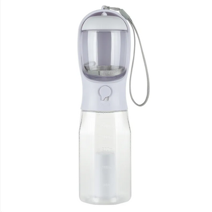 Portable Cat Dog Water Bottle Food Feeder Drinker Poop Dispenser 3 In 1 Leak-proof Multifunctional Dog Water Bottle Pet Products