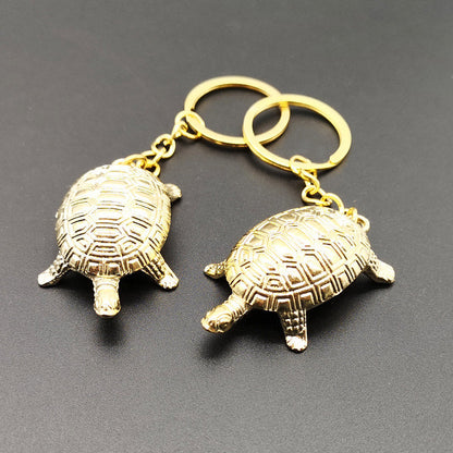 Little golden turtle mobile phone pendant
