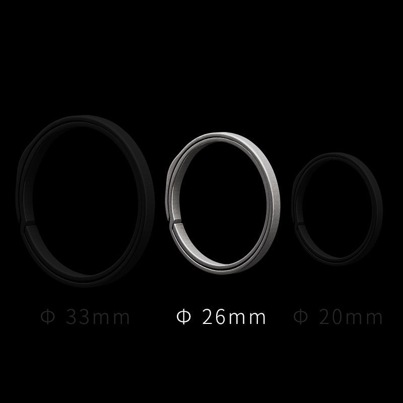 Titanium Alloy Keychain Fashionable Men's Pendant