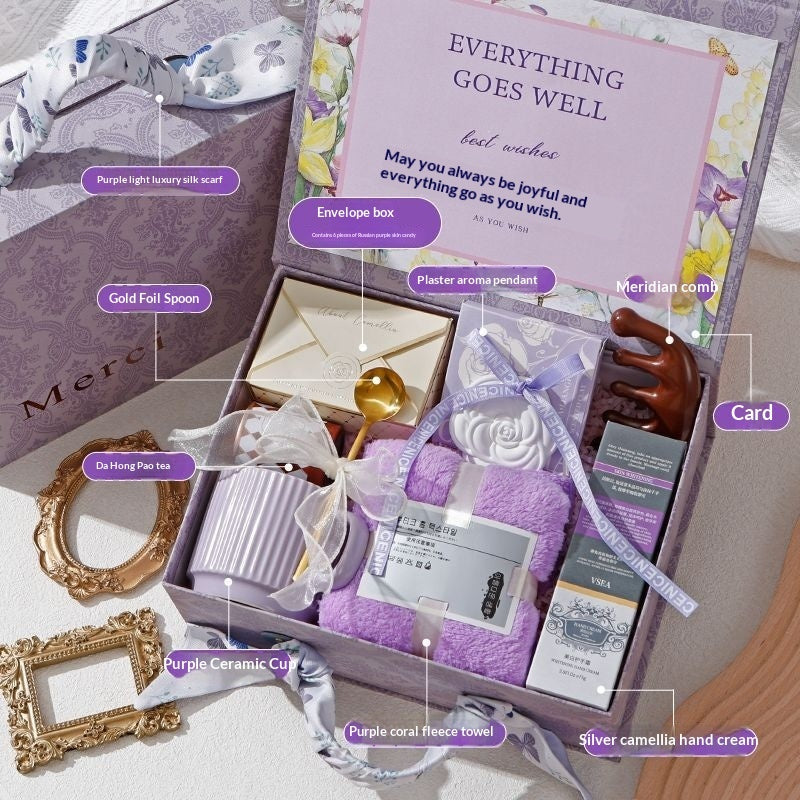 International Women's Day Gift Goddess Bridesmaid Wedding High-end Practical Birthday Gift Box Wedding Guest Gift