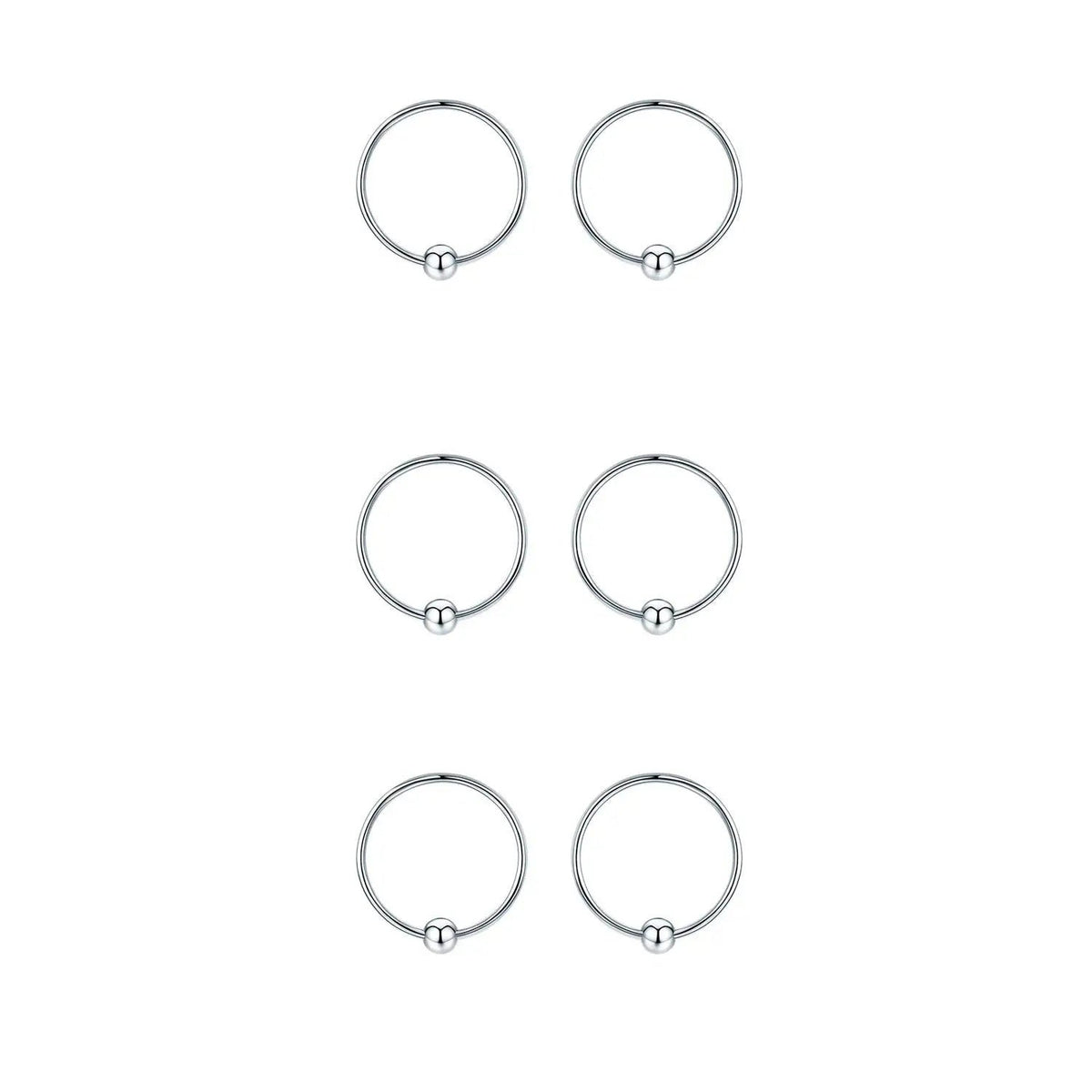Hypoallergenic Sterling Silver Cartilage Dainty Thin Small Huggie Hoop Earring For Women