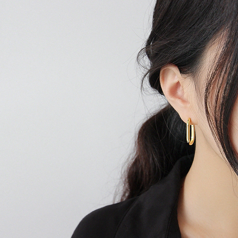 Korean S925 sterling silver earrings