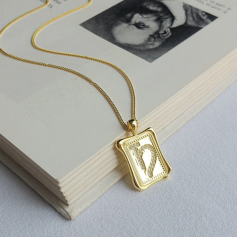 S925 sterling silver clavicle chain