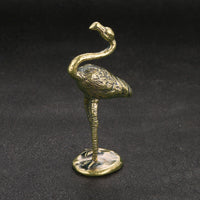 New Brass Flamingo Ornament Decorative Crafts