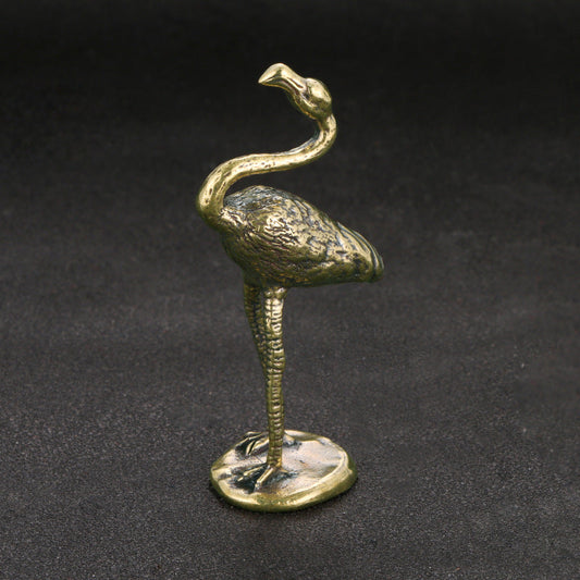 New Brass Flamingo Ornament Decorative Crafts