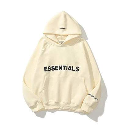 Essentials Hoodie Women and Men Reflective Letters