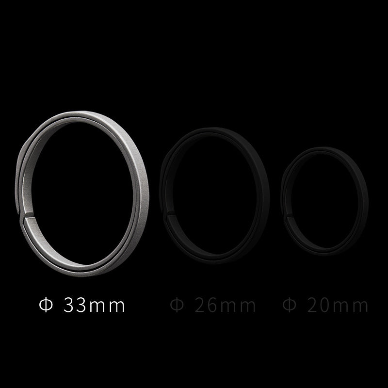 Titanium Alloy Keychain Fashionable Men's Pendant