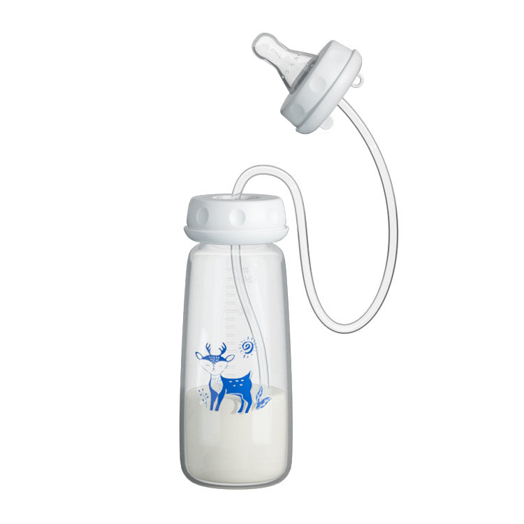 Baby Hand-free Standard Diameter 240ml Feeding Bottle
