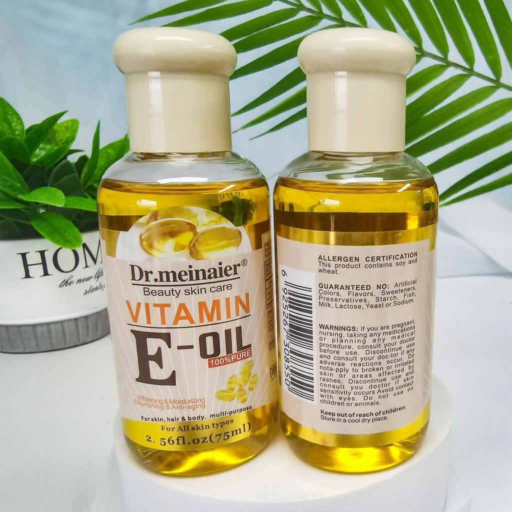 Vitamin E Synthesis Oil Facial Body Hair Care Essential Oil Natural Moisturizing Vegetable