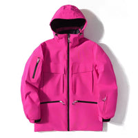 New Ski Suit Men's Winter Thicken Thermal Hooded Jacket