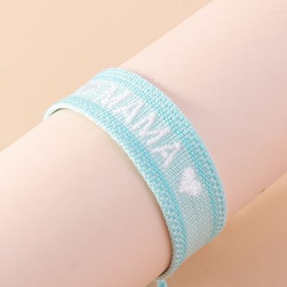 Mother's Day Woven Bracelet Commemorative Gift Strap