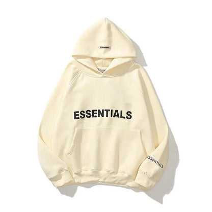 Essentials Hoodie Women and Men Reflective Letters