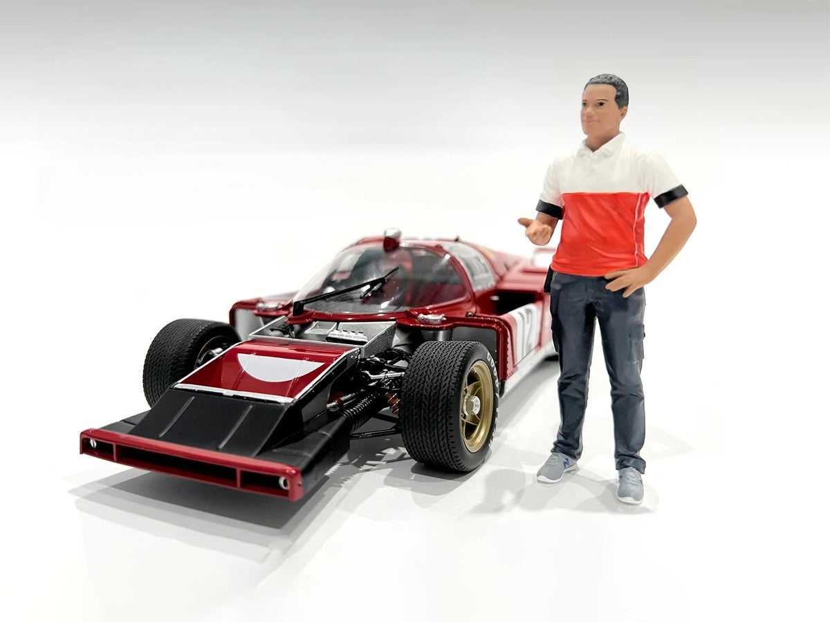 "Race Crew" Figure #4 for 1/24 Scale Models by American Diorama