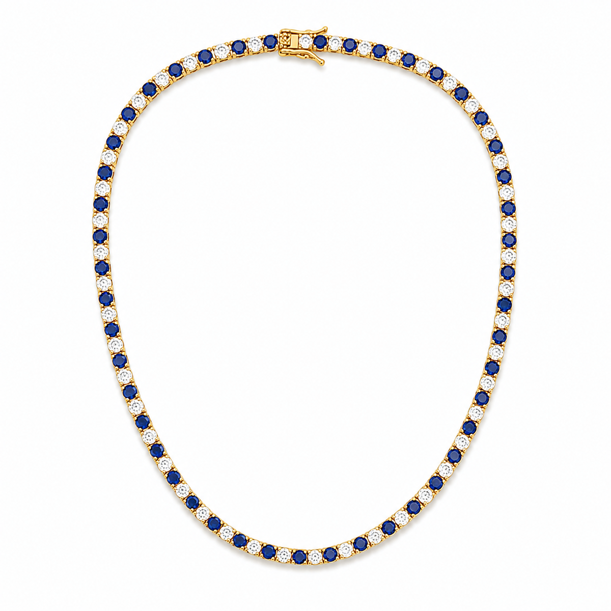 3mm CZ Tennis Bracelet – Color Stone & Clear Bezel Bracelet