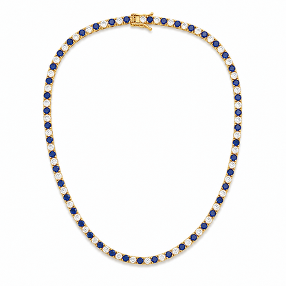 3mm CZ Tennis Bracelet – Color Stone & Clear Bezel Bracelet