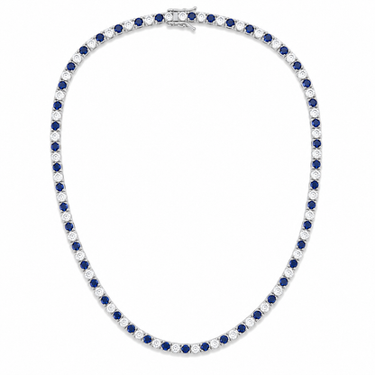 3mm CZ Tennis Bracelet – Color Stone & Clear Bezel Bracelet