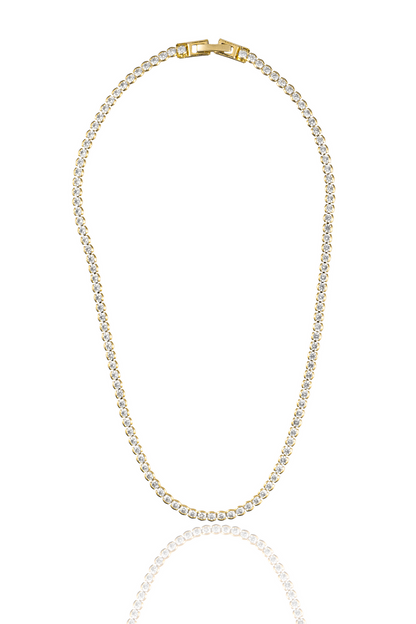 3mm Diamond Tennis Necklace (F236A/I46B)