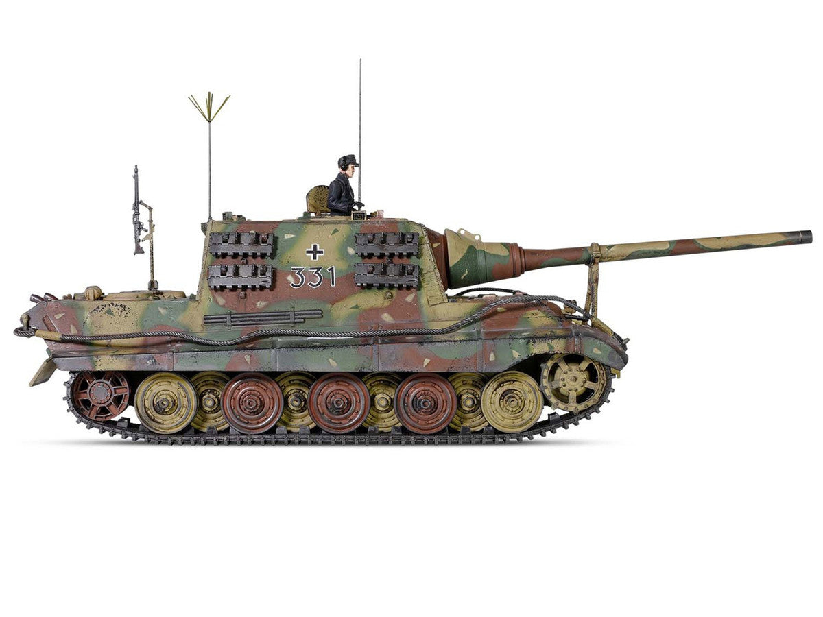 German Sd.Kfz.186 Panzerjager Tiger Ausf. B Heavy Tank "JagdTiger (Henschel suspension) No.331 sPzJgrAbt 653 Germany" (1945) German Army "Armored Fighting Vehicle" Series 1/32 Diecast Model by Forces of Valor