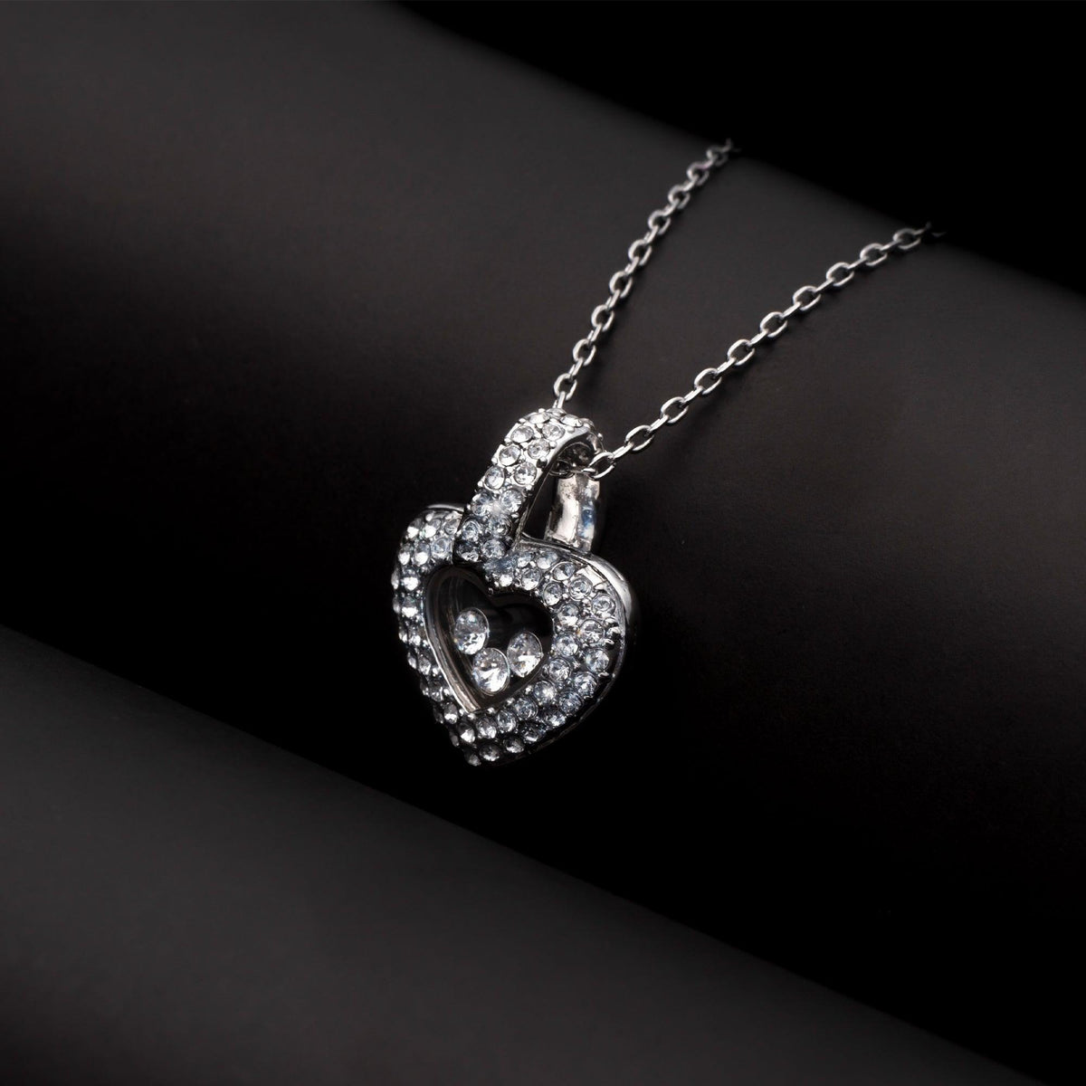 To My Beautiful Mom on My Wedding Day - Tryndi Floating Heart Necklace