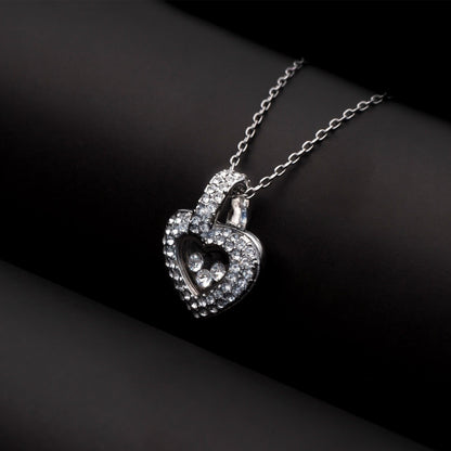 To My Wonderful Mother-in-Law - Thank You For Your Warm Smile - Tryndi Floating Heart Necklace