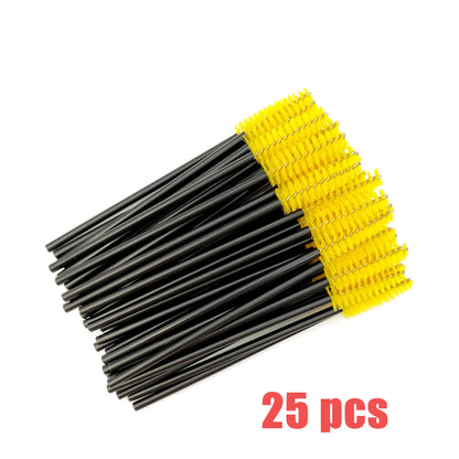 Disposable Eyelashes Brushes Crystal Diamond Handle Lash Brush Eyebrow Mascara Wands Eyelash Extension Supplies Makeup Tools