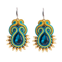 Fashion Handmade Jewelry Soutache Earrings Women Dangle Earrings Ethnic Boho Accessories Colorful Earring New Trendy Gift