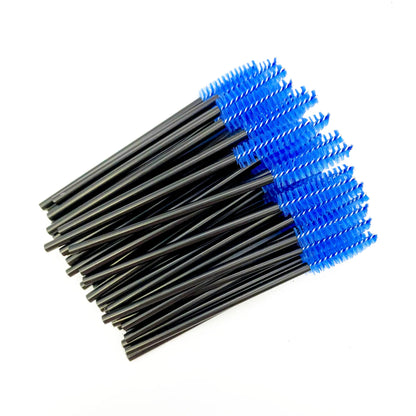 Disposable Eyelashes Brushes Crystal Diamond Handle Lash Brush Eyebrow Mascara Wands Eyelash Extension Supplies Makeup Tools