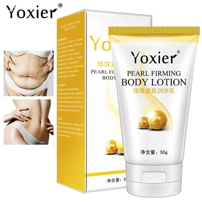 Yoxier Pearl Firming Body Lotion Slimming Cellulite Massage Remove Stretch Marks Cream Treatment Body Skin Care Health Lift Tool
