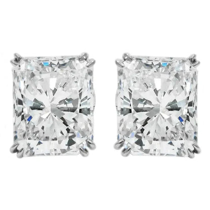 CAOSHI Stylish Simple Stud Earrings for Women Trendy Modern Style Dazzling Zirconia Accessories Wedding Engagement Jewelry Gift