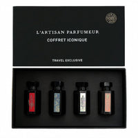 L'artisan parfumeur 4 * 5 ml mini set: passage d'enfer eau de toilette + un air de bretagne eau de parfum + la chasse aux papillions eau de toilette + memoire de roses eau de parfum