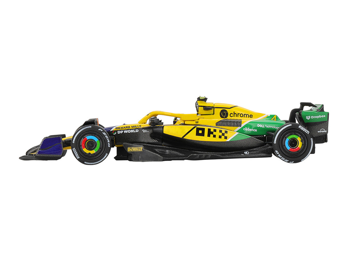 McLaren MCL38 #4 Lando Norris Formula One F1 "Monaco GP" (2024) Limited Edition 1/64 Diecast Model Car by Mini GT