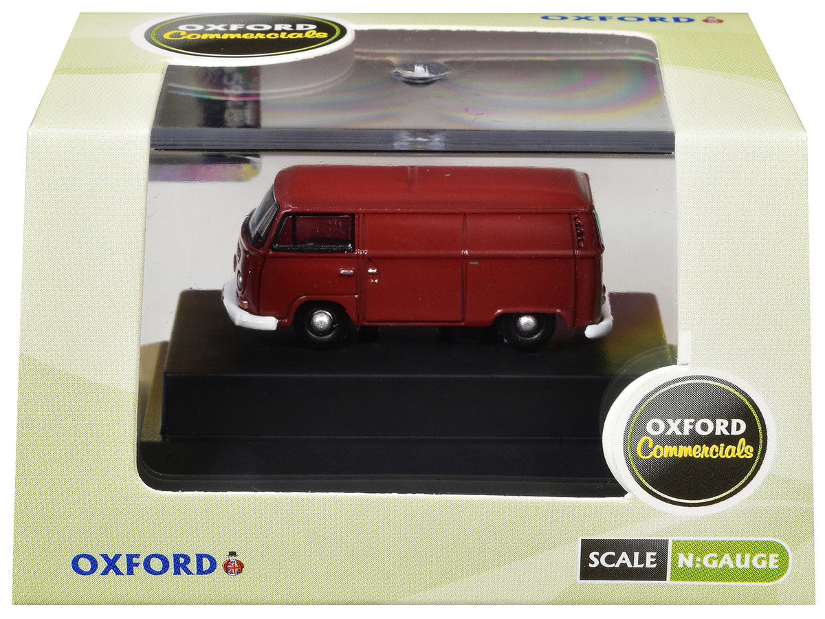Volkswagen T2 Van Senegal Red 1/148 (N) Scale Diecast Model Car by Oxford Diecast