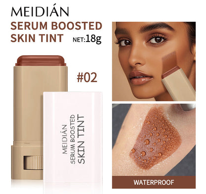 1/2PCS Skin Tint Stick Waterproof Nourishing Solid Tinted Serum Foundation Balm  Face Tinted Face Contour Stick Face Makeup