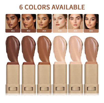 1/2PCS Skin Tint Stick Waterproof Nourishing Solid Tinted Serum Foundation Balm  Face Tinted Face Contour Stick Face Makeup