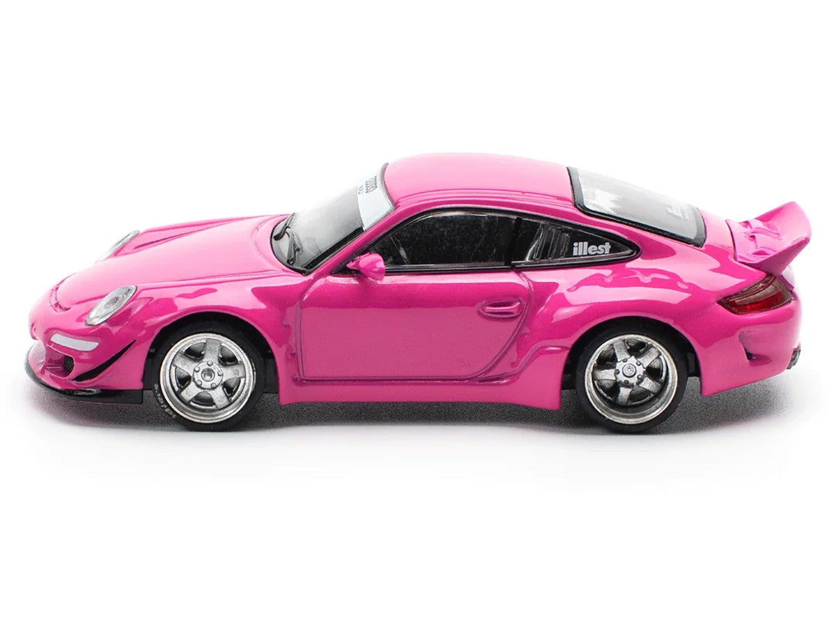 RWB 997 Pink 1/64 Diecast Model Car by Pop Race