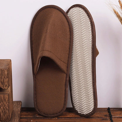 Portable Home Guest Slippers Comfortable to Wear Thickened Slippers for Home and Travel Guests Use