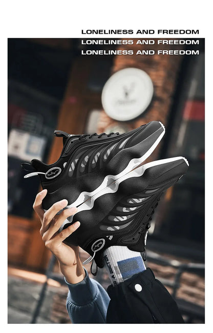 Luxury Men's Breathable Running Sneakers Casual Trainer Fashion Loafers Race Tenis Shoes for Male