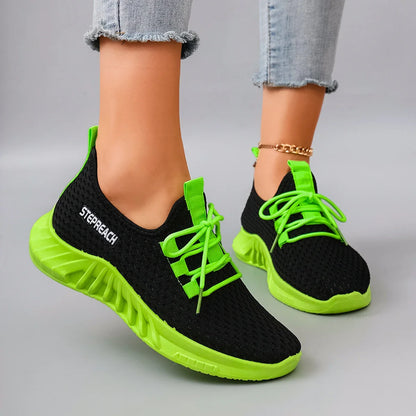 Women's Summer Breathable Mesh Flat Shoes, Women's Shoes, Casual Sneakers Shoes, Clearance Free Shipping