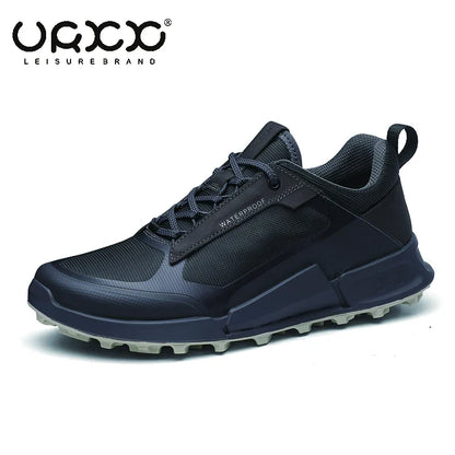 New Men's Shoes Mesh Breathable Outdoor Hiking Shoes Men Lightweight Anti Slip Waterproof Casual Sports Shoes zapatillas hombre