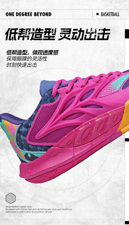 Men's Basketball Shoes Breathable Cushioning Non-Slip Wearable Runing Shoes Gym Training Athletic Basketball Sneakers for Men
