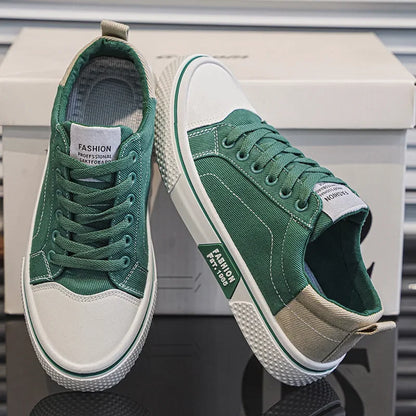 2026 New Summer Men's Breathable Versatile Skateboarding Shoes Men's Soft Bottom Casual Sports Trend Fashion Canvas Shoes 48size