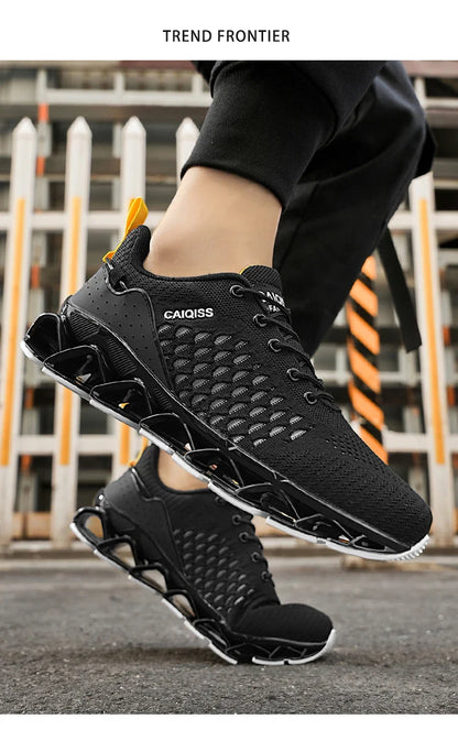 Casual Sneakers Mens Shock-absorb Running Shoes Lightweight Breathable Sports Shoes for Men 2026 New Trendy Gym Trainers for Man