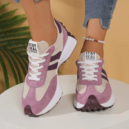 Women's Retro Sneakers Casual Running Shoes Fashion  Walking Shoes Lightweight Athletic Tennis Shoes for Ladies