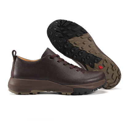 Men Sports Running Shoes Outdoor Walking Soft Casual Sneakers Fashion Designer Genuine Leather Sneaker Waterproof Shoes Men