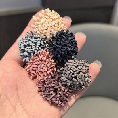 1Pcs Autumn Winter Maillard Tassel Pendant Shoe Charms Leather Flower Shoelace Buckle Sports Shoe Decoration Accessory Buckle