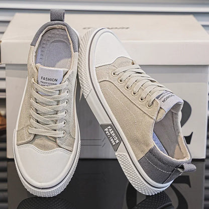2026 New Summer Men's Breathable Versatile Skateboarding Shoes Men's Soft Bottom Casual Sports Trend Fashion Canvas Shoes 48size